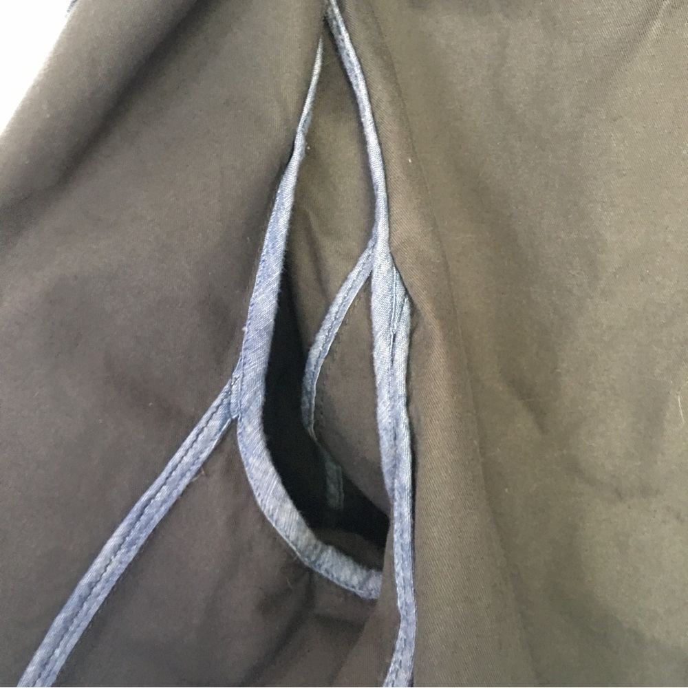 The Gap Dark Gray Lightweight Trench Coat, Size L - Picture 7 of 11